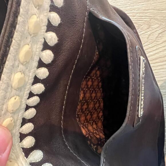 Vintage Lockheart Brighton Embellished Leather Handbag - Picture 5 of 14